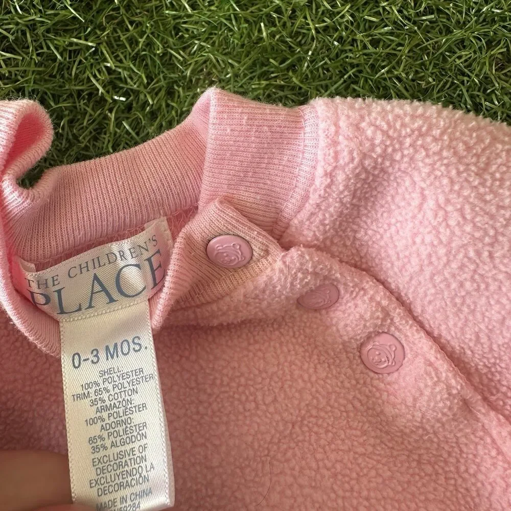 Vintage Childrens Place Outfit Kitty Snowsuit Infant‎ Girls Size 0-3 Months